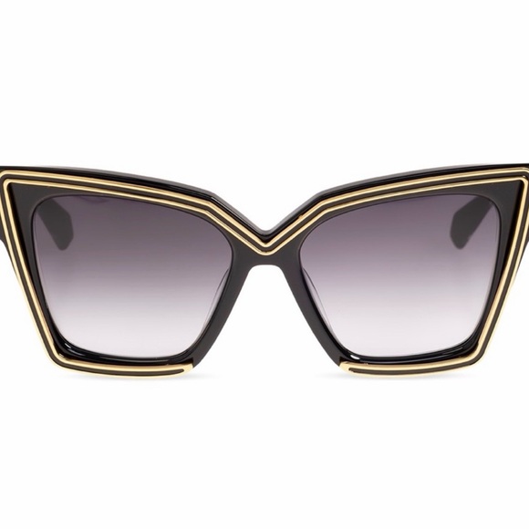 New! Valentino V Grace VLS 126A, Black and Gold Sunglasses, Authentic main image 9